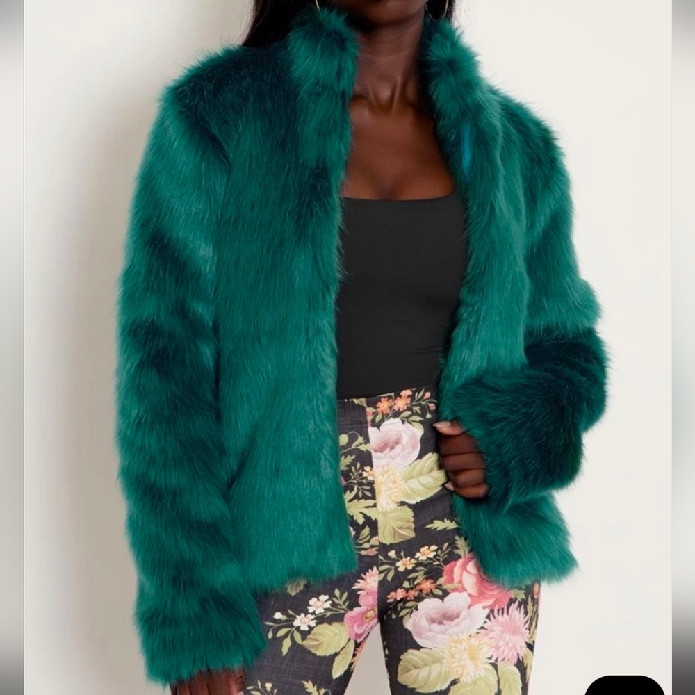 Blackmilk Emerald Furbulous Jacket